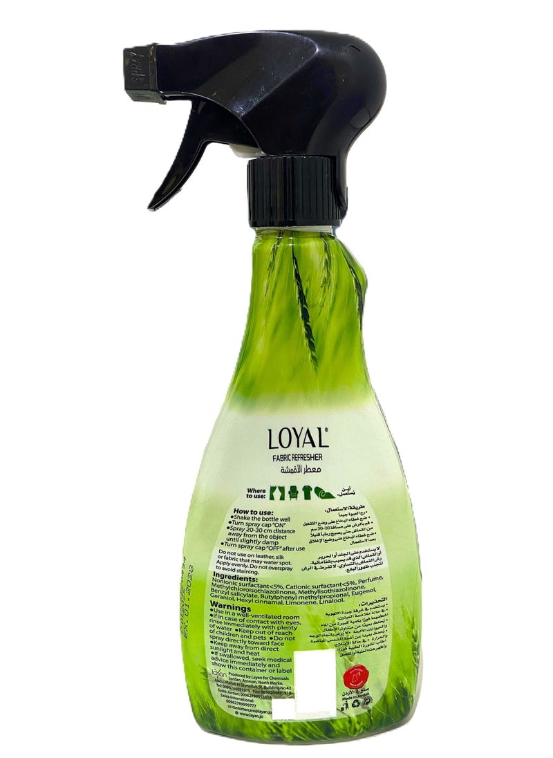 loyal - Green Valley Fabric Refresher - Easy to Iron - Odor Neutralizing  - 350 ml - Image 1