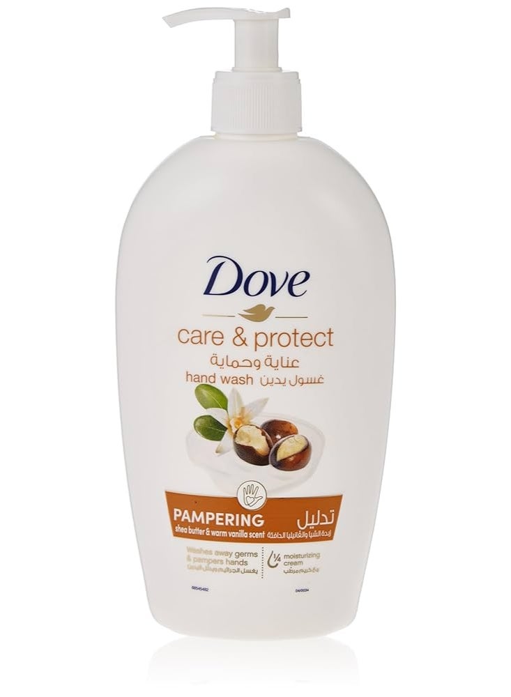 دوف غسول اليدين من دوف بزبدة الشيا والفانيليا الدافئة 500 مل