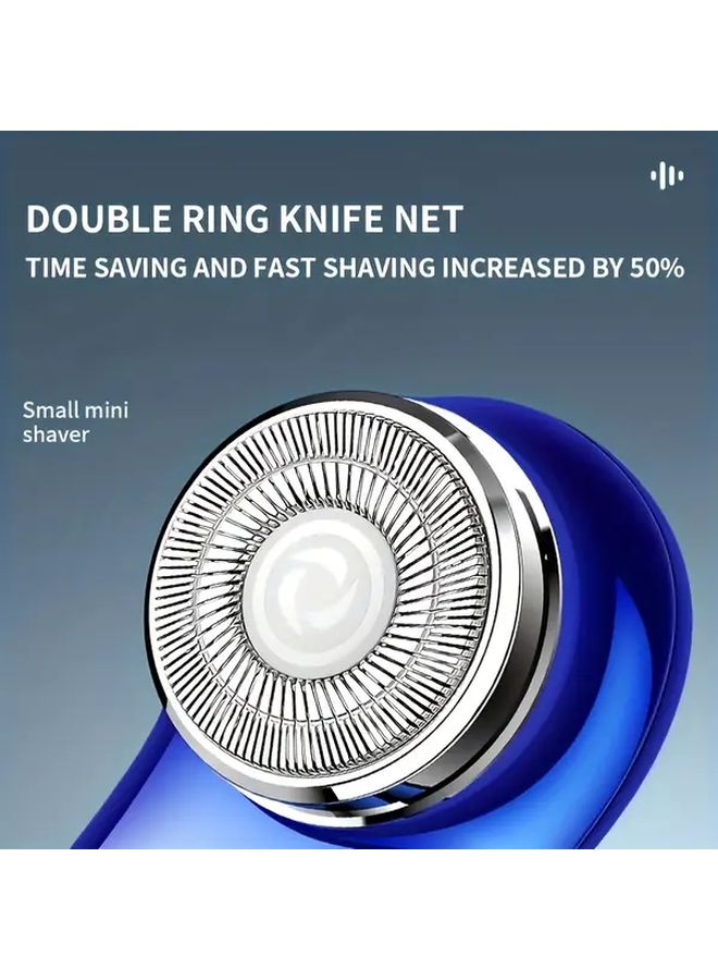ماكينة حلاقة كهربائية بشاشة LED ذكية وقابلة للشحن عبر USB بطارية تدوم 30 دقيقة باللون الأسود - Image 5