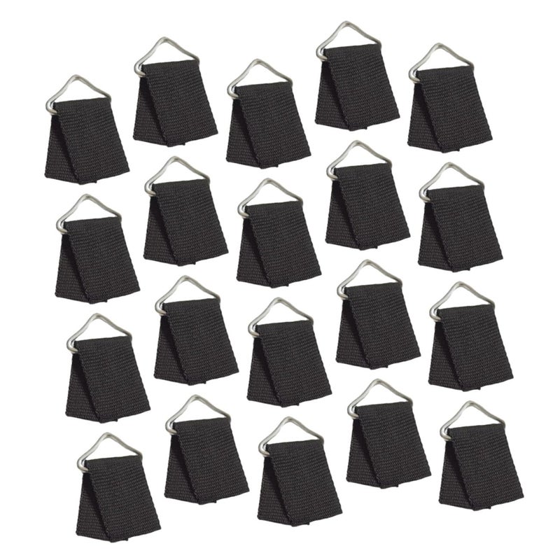 40 Sets Trampoline Replacement Buckles And Net Poles With Iron Triangle Design - Image 2
