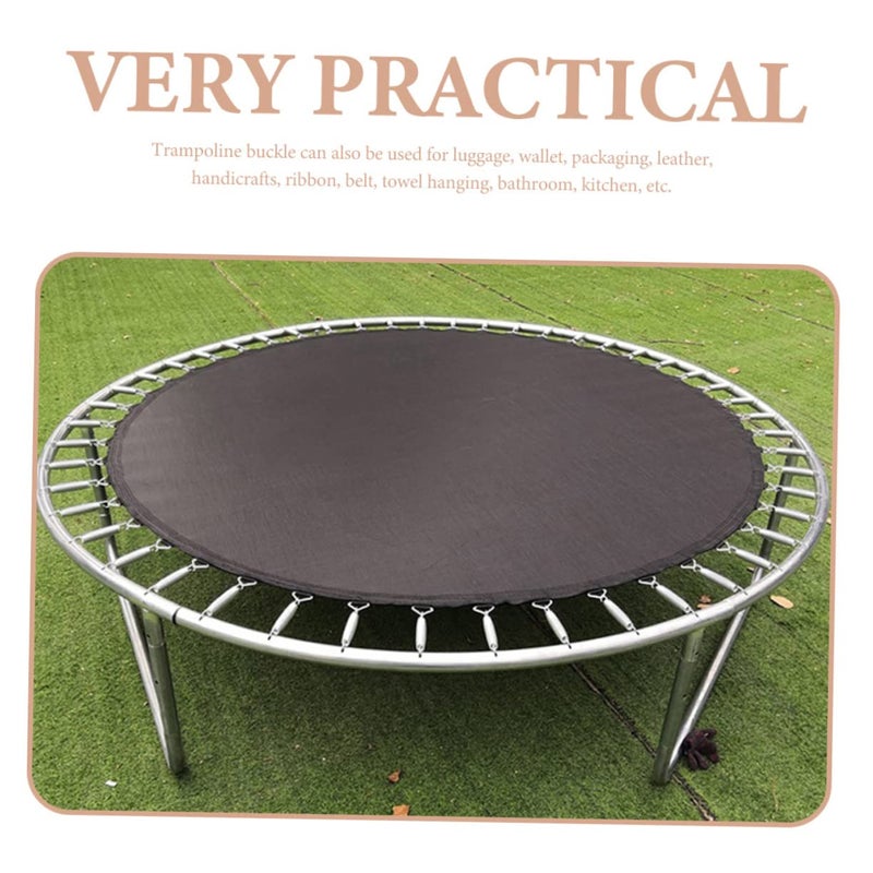 40 Sets Trampoline Replacement Buckles And Net Poles With Iron Triangle Design - Image 4