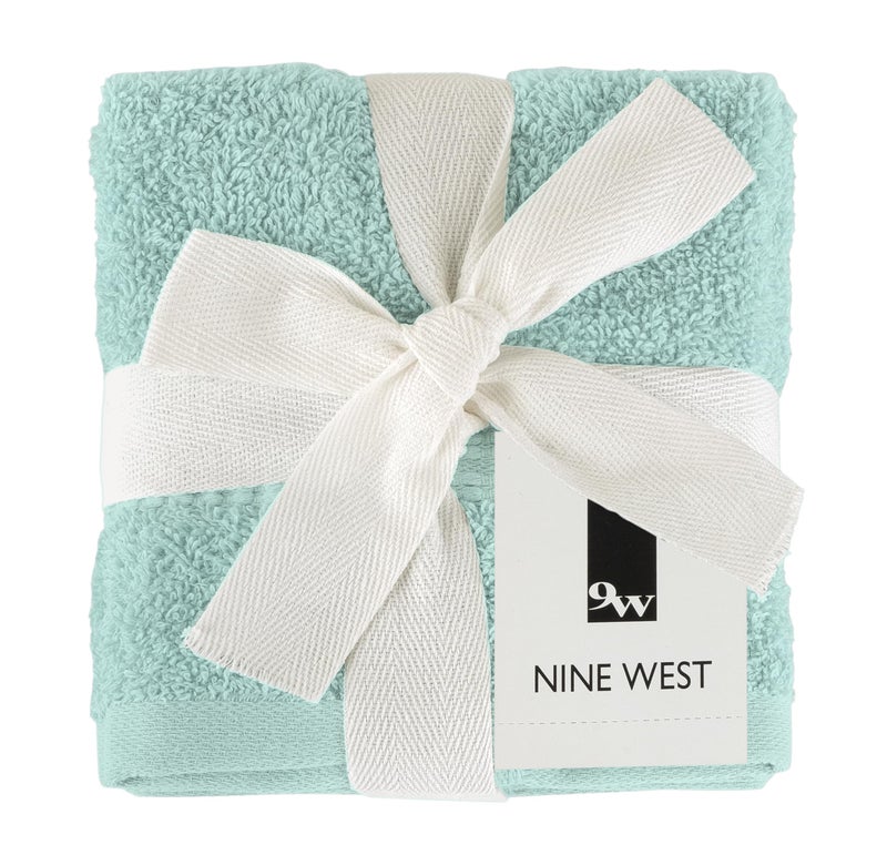 Nine West - Luxury 6 Piece Towel Set  100% Turkish Cotton Terry Cloth  Quick Drying  Highly Absorbent & Comfy  Includes 2 Bath Towels  2 Hand Towels & 2 Washcloths | (Green) - Image 4