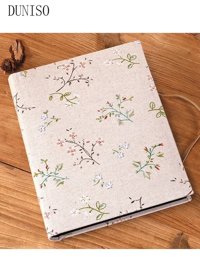 YIQUAN 200 Pockets Flower Pattern Photo Album for 6 Inches Photos Portable Photo Album for Family Wedding Boys Girls - Image 5
