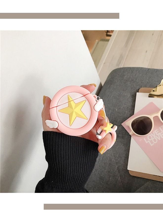 Generic AirPods Pro Case,Cartoon Cute  Anime Cardcaptor Sakura Soft Silicone Case, Silicone Shockproof Waterproof Protective Cartoon Soft Cover Case for Apple AirPods Pro  - Image 5