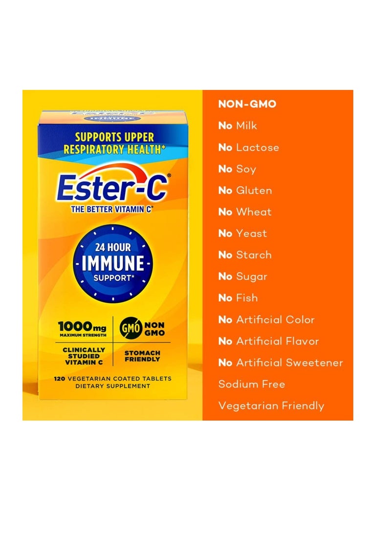 Ester - C 24 hours Immune Support 1000mg 120 caps - Image 3