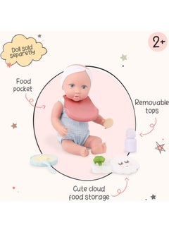 لولا بيبي مجموعة إكسسوارات وقت تناول الطعام للدمى Lby7624Z، مقاس 14 بوصة  - Image 3