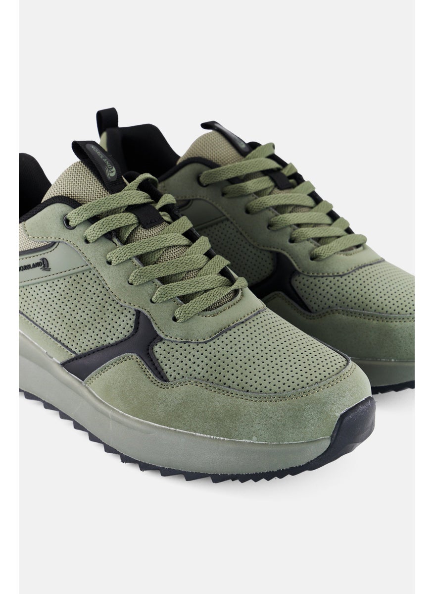 Nordland Men Lace Up Outdoor Shoes, Olive  - Image 3