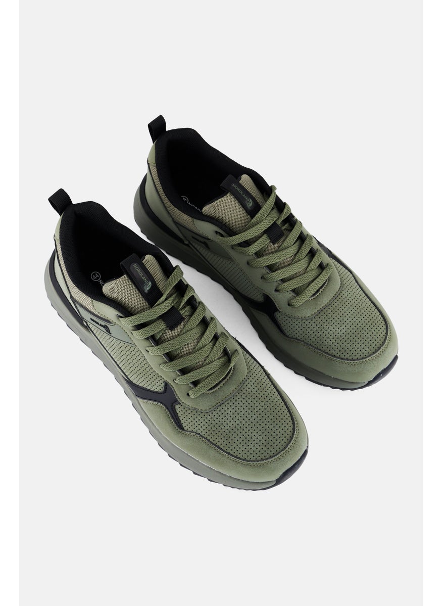 Nordland Men Lace Up Outdoor Shoes, Olive  - Image 4