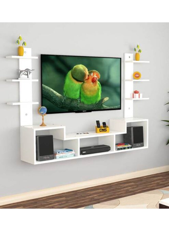 BEETEC Fixed TV Wall Bracket for 10" to 32" TV Up to 25 kg, VESA 50x50 & 100x100mm,  TV Wall Mount with Safety Locks, Black | 1010F - Image 3