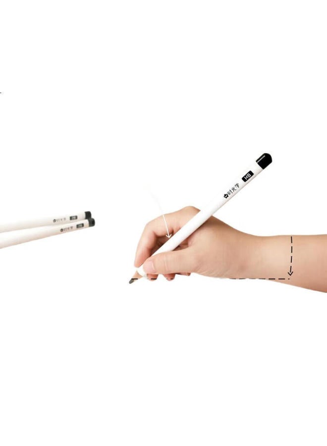 Time Science Time To Learn Hb Thick White Rod Pencil Single Box Set For Primary School Students In Grades 1-3, Student Graphite Children'S Kindergarten Learning Stationery - Image 2