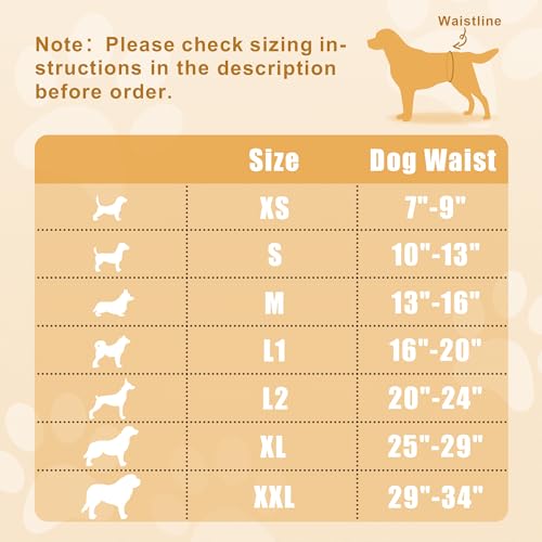 Teamoy Reusable Wrap Diapers for Male Dogs, Washable Puppy Belly Band Pack of 3 (XS, 7"-9" Waist, Black+ Gray+ Lake Blue) - Image 5