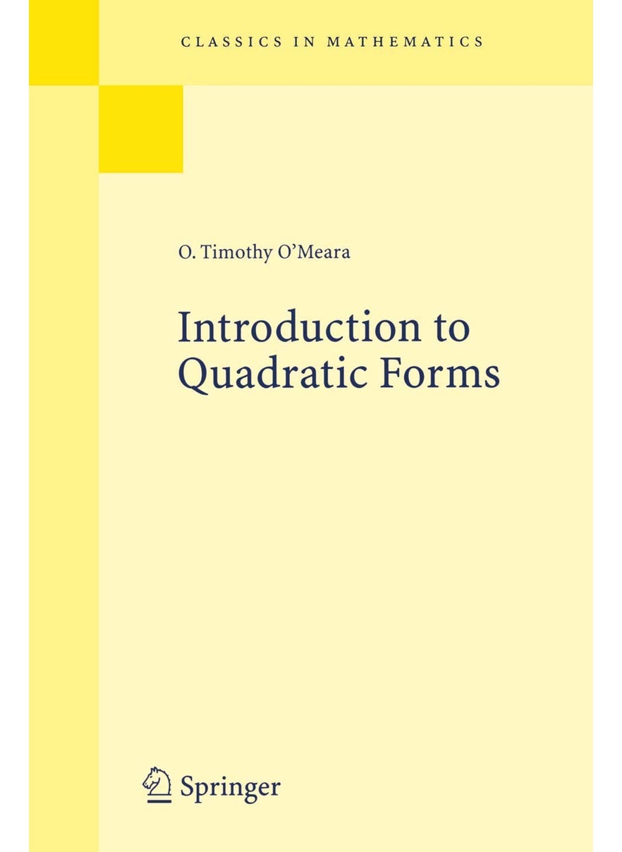 Introduction to Quadratic Forms 