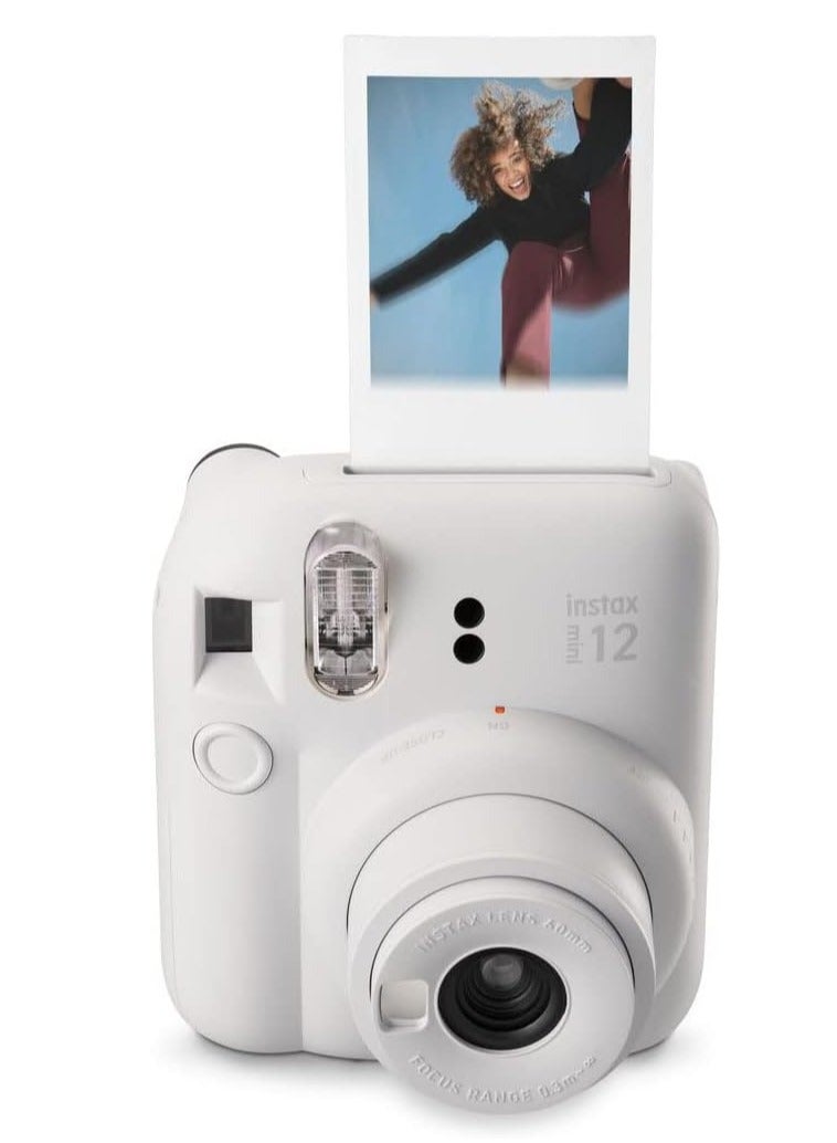 Fujifilm Instax Mini 12 Instant Camera with 20 Shot Film Pack - Clay White - Image 2