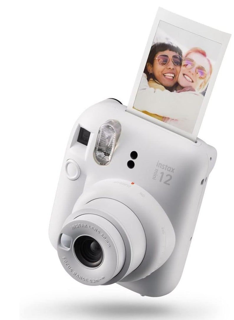 Fujifilm Instax Mini 12 Instant Camera with 20 Shot Film Pack - Clay White - Image 3