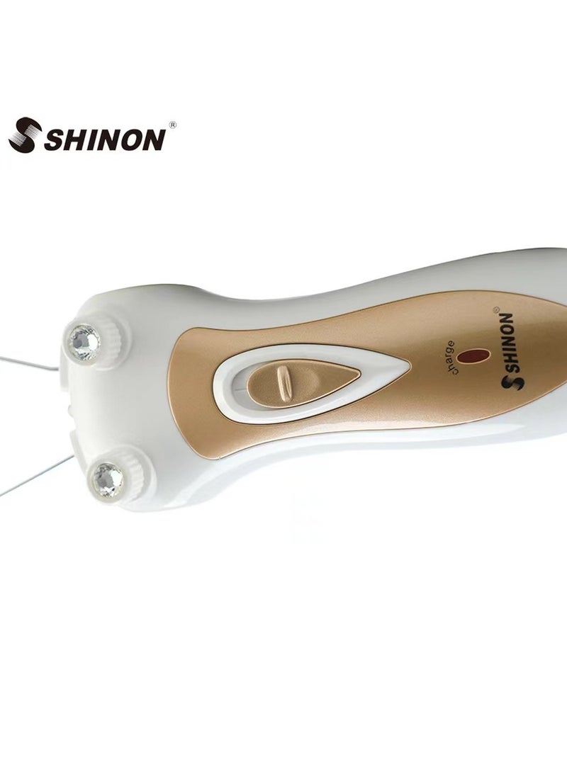 SHINON GEEPAS Stay Wow Rechargeable Hair Removal Epilator Brown/White 5.8x23.4x17.6cm  - Image 2