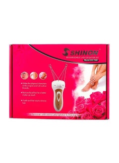 SHINON GEEPAS Stay Wow Rechargeable Hair Removal Epilator Brown/White 5.8x23.4x17.6cm  - Image 4