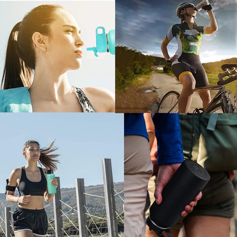 SYACOT Straw Lid for Hydroflask 12 32 40 64 oz Wide Mouth Water Bottle, Lids with Straw for Hydro Flask Sports Bottle Replacement Flex Cap Top Cap-Dust Cover Design - Image 5