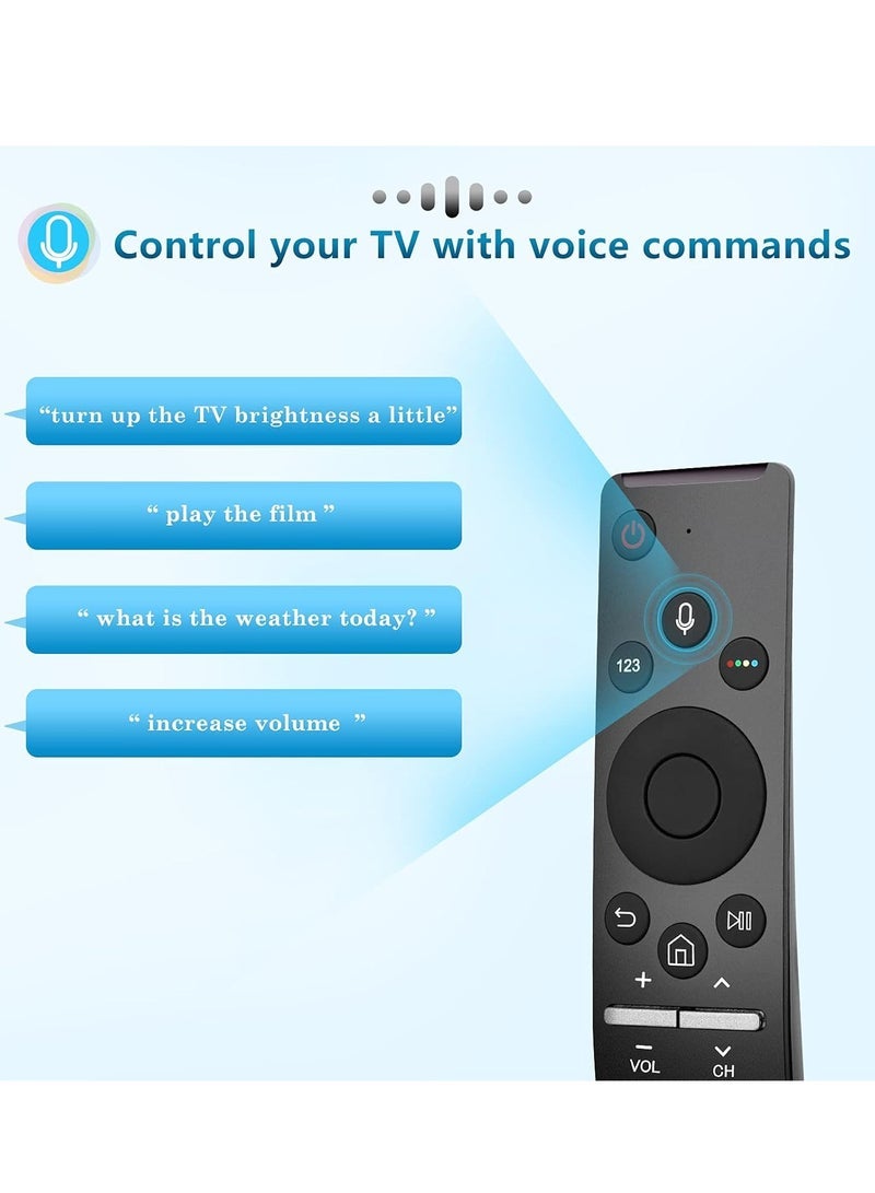 PopZa Voice Remote Control Only Suitable for Samsung Smart TV which support voice function with battery - Image 3