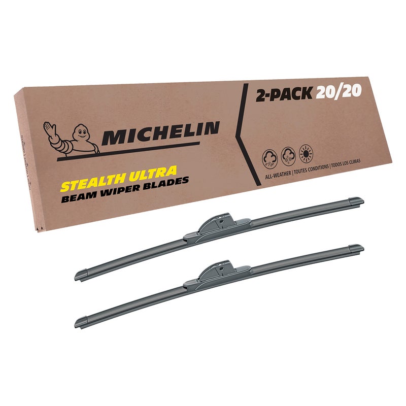 Michelin 192020SUBA Stealth Ultra Twin Pack 20 inch Wiper Blade Fits Select Ford Dodge Chevrolet Honda GMC Lincoln Jeep BMW Mercury Scion Model Years 2 Pack