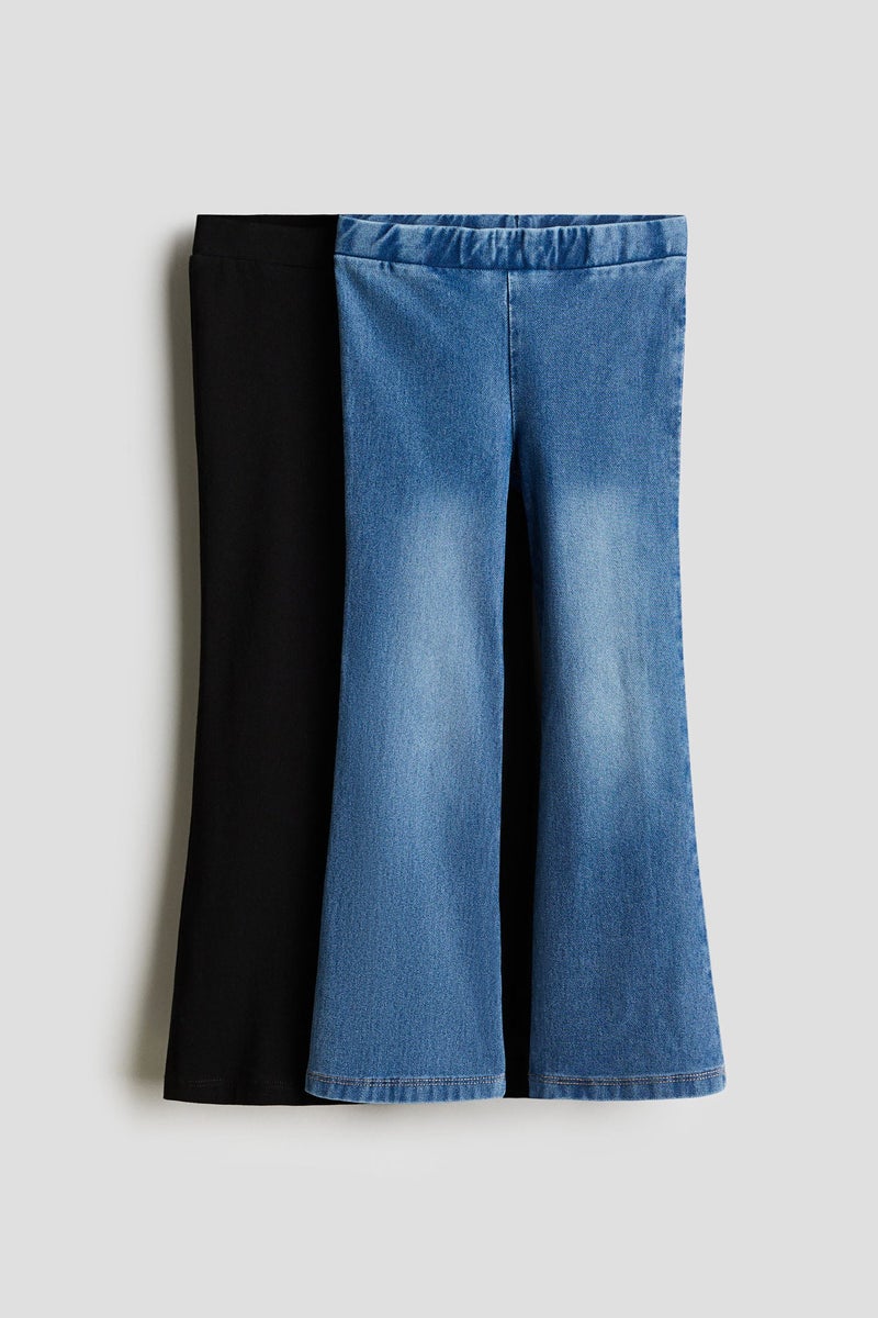 H&M 2-Pack Flared Jeggings - Image 1