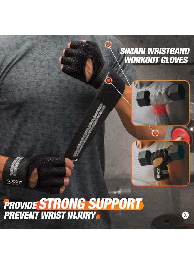 Gym Gloves, Lightweight Breathable Workout Gloves, Ultralight Weight Lifting Gloves for Men & Women Home Gym. - Image 5