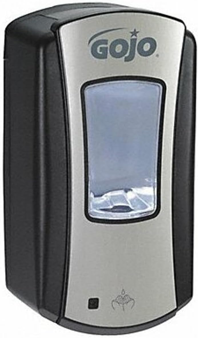 LTX-12 Touch Free Foam Soap Dispenser, Chrome/Black, 1200 ml Soap Refills, Touchless, Auto, 1919-04 (one Pack)