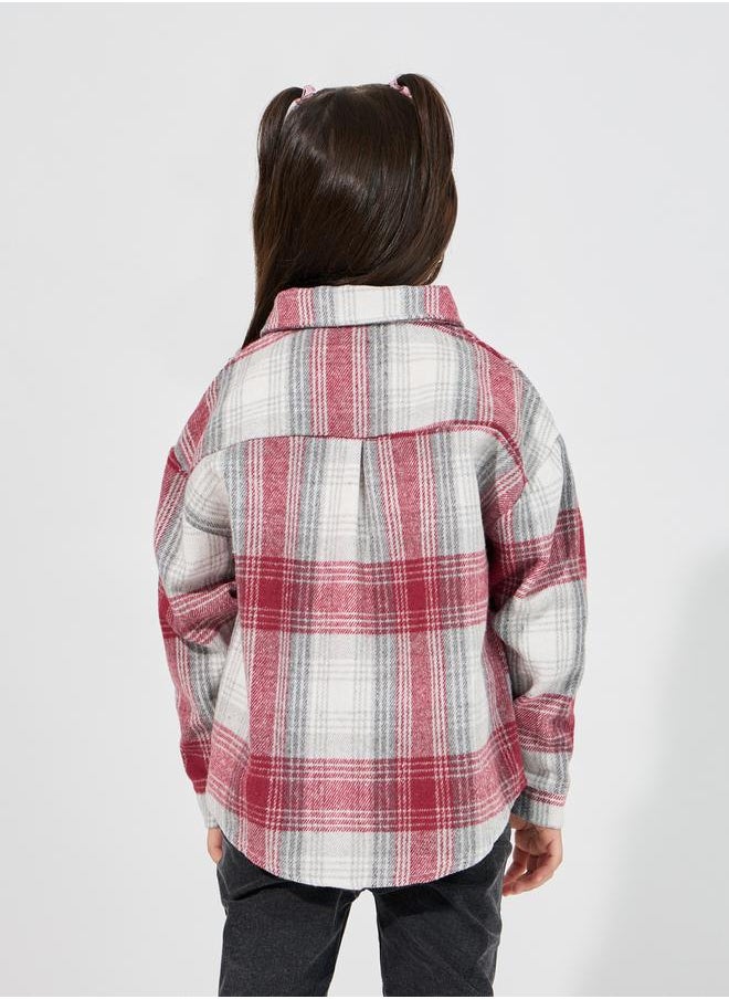 Styli - Plaid Casual Shirt with Buttons - Image 1