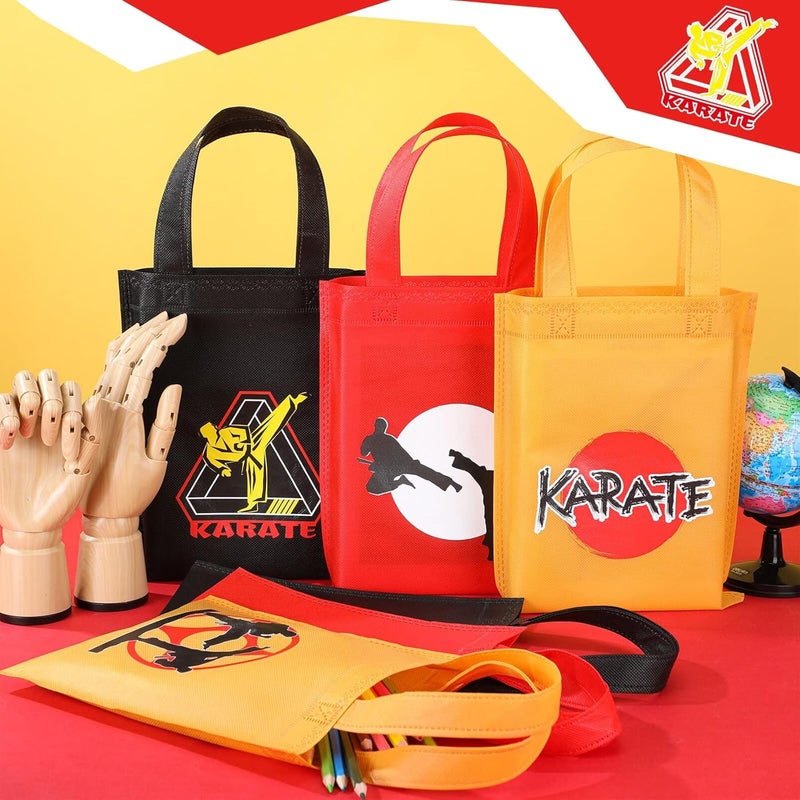 Kajaia 24 Pcs Taekwondo Party Favor Bag Taekwondo Party Gift Bags for Birthday Party Favor SuppliesMultiple Colors - Image 5