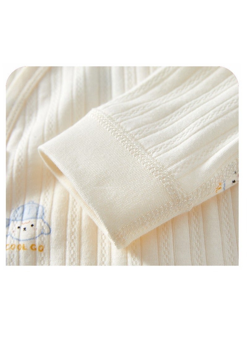 BarbeCool Baby jumpsuit breathable autumn and winter A-level children's clothing crawling suit autumn close fitting comfortable jumpsuit autumn and winter 0-12 months baby - Image 2