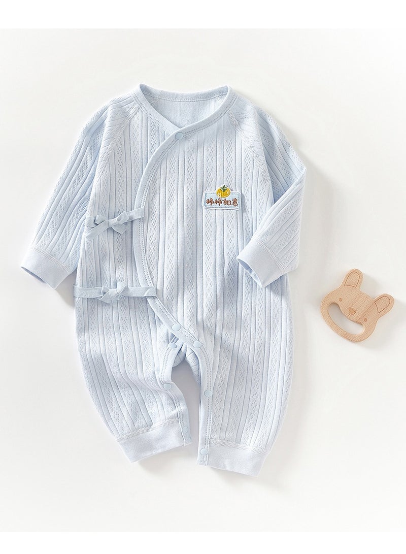 Baby jumpsuit breathable autumn and winter A-level children's clothing crawling suit autumn close fitting comfortable jumpsuit autumn and winter 0-12 months baby - Image 1