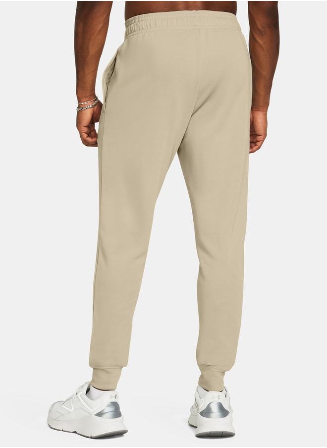 UNDER ARMOUR - Rival Logo Print Terry Jogger - Image 1