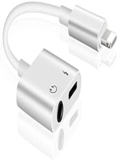 Generic Headphone Jack Adapter for iPhone Car Charger 3.5mm Aux Earphone Audio Splitter and Charge Connector for iPhone 7/8/X/7 Plus/8 Plus/XS MAX Support Jack Dongle Converter and Charger Compatible All iOS 