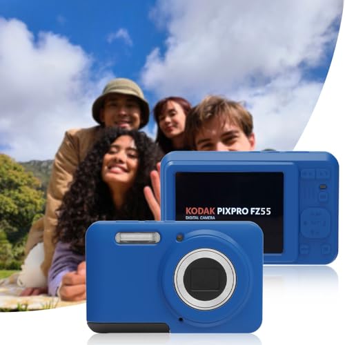 Tedubax Case for Kodak PIXPRO FZ55 - Soft Silicone Slim Fit Lightweight Protective Case - Blue - Image 3