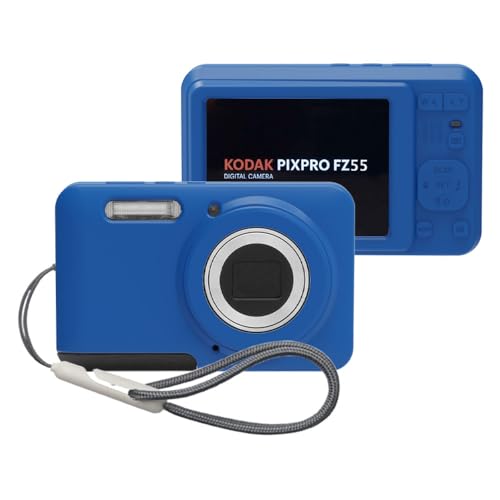 Tedubax Case for Kodak PIXPRO FZ55 - Soft Silicone Slim Fit Lightweight Protective Case - Blue - Image 1