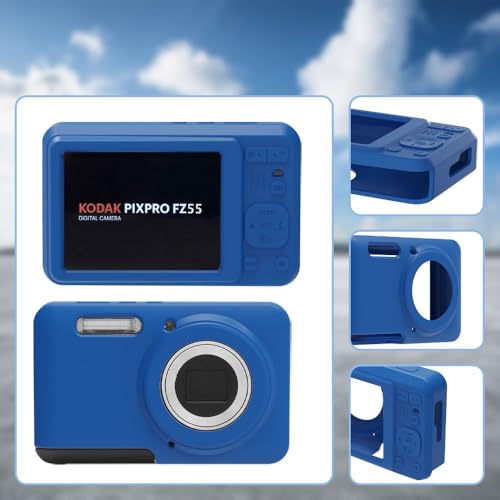 Tedubax Case for Kodak PIXPRO FZ55 - Soft Silicone Slim Fit Lightweight Protective Case - Blue - Image 4