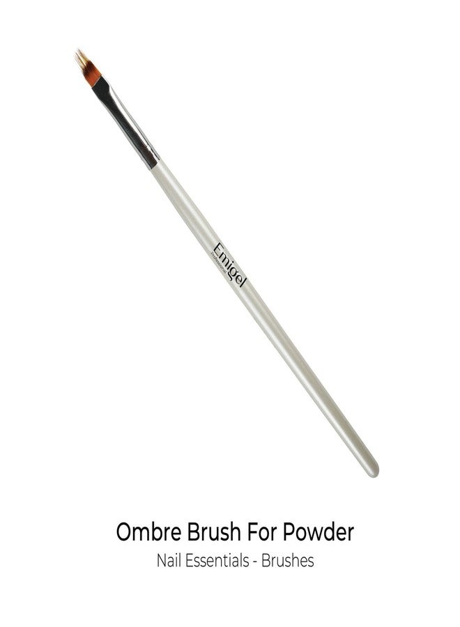 Emigel Professional Nail Art Ombre Brush | Nail Art Ombre Gradient Brush | Nail UV Gel Design Brush | Pack of 1 Pcs - Image 2