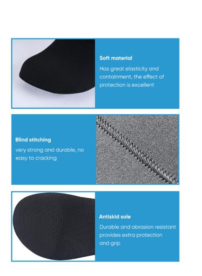 Y&D Neoprene Dots And Ves Sock Tpr Outsole Rubber Sole Anti Slipping Water Inner Ankle Plush Diving Socks - Image 3