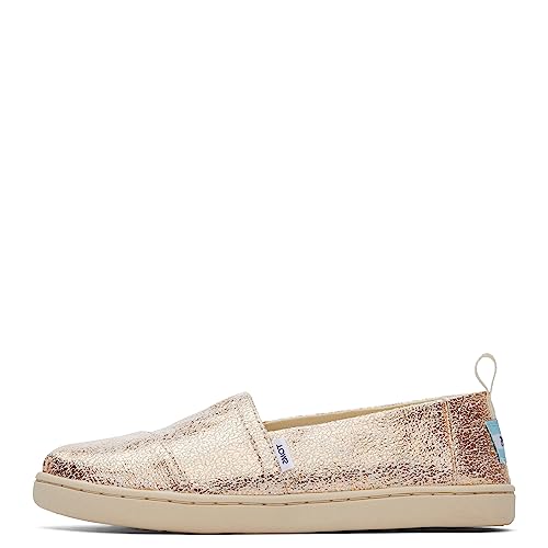 TOMS Girl's, Alpargata Slip-On - Little Kid & Big Kid Gold, 13 M - Image 4