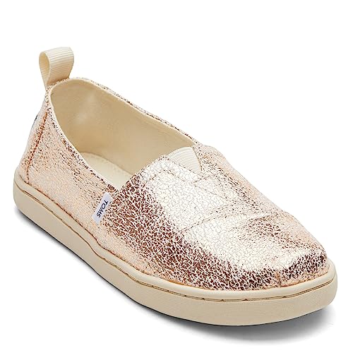 TOMS Girl's, Alpargata Slip-On - Little Kid & Big Kid Gold, 13 M - Image 2
