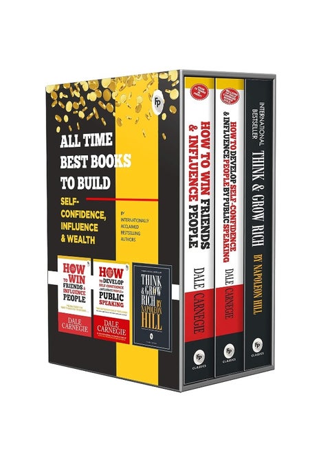 All Time Best Books To Build Self-Confidence, Influence & Wealth (Box Set of 3 Books)