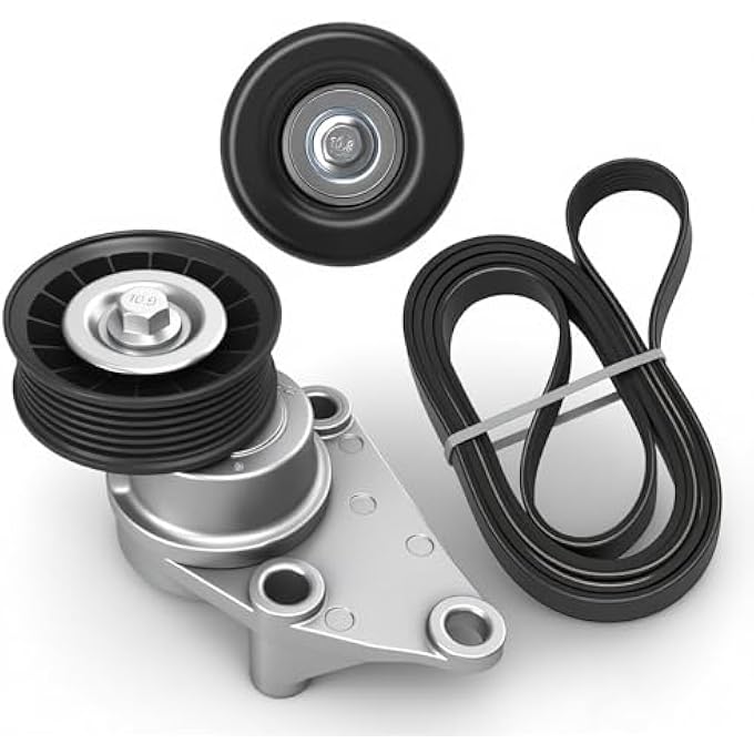 ريحني مجموعة مكون حزام سيربنتين كاملة 90K38158C تناسب جنرال موتورز 20032006 20022007 تناسب جي إم سي 20022007 12609719 12555609 12626222 - Image 1