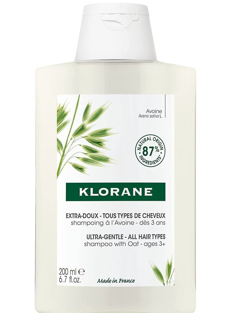 Klorane Ultra Gentle Shampoo with Oat Milk 200ml - Image 1