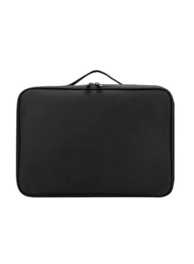 BLC Large Capacity Makeup Bag with Multi-Compartments, Cosmetic Organizer Travel Storage for Cosmetology, Tatto Artist, Hairdresser,Black - Image 5