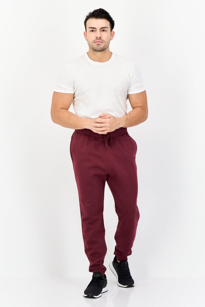 Reebok Men Sportswear Fit Outdoor Jogger Pants, Maroon  - Image 3