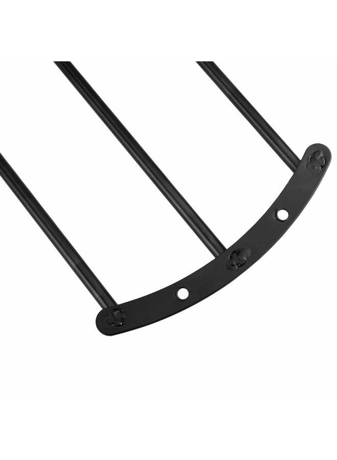 Bluecell World غطاء مكبر صوت السيارة سوب ووفر معدني أسود 8 بوصة مع شبكة حماية (8" 3 قضبان) - Image 4