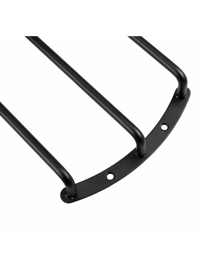 Bluecell World غطاء مكبر صوت السيارة سوب ووفر معدني أسود 8 بوصة مع شبكة حماية (8" 3 قضبان) - Image 5