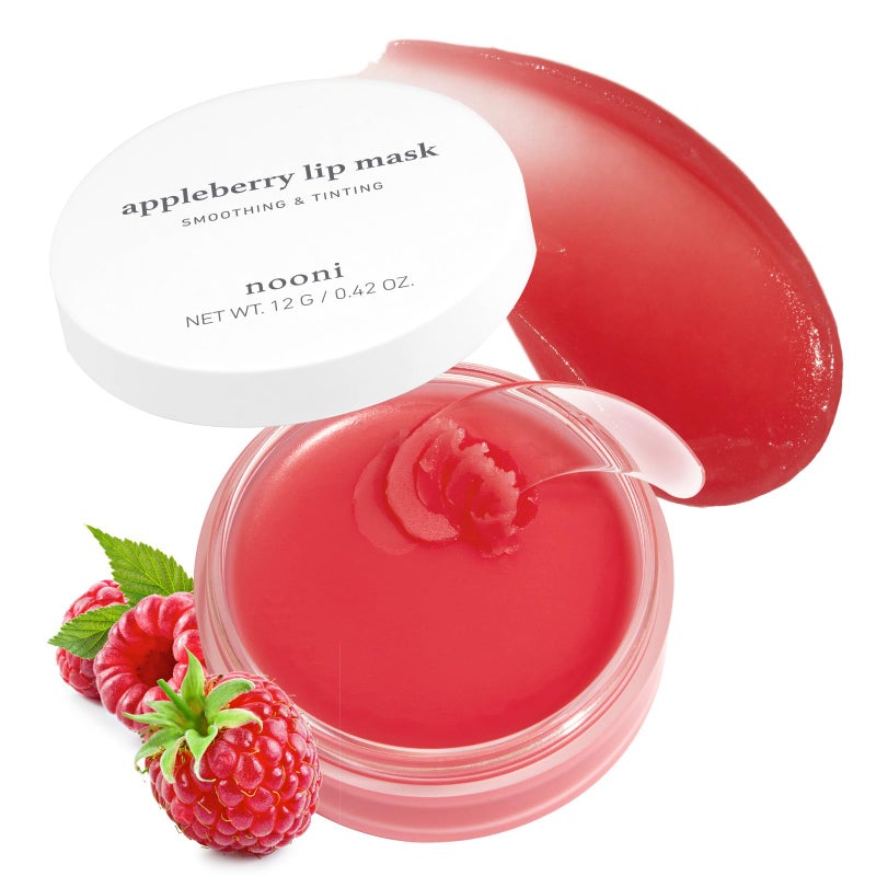NOONI Vegan Appleberry Lip Mask Overnight â€“ Hydrating Lip Balm & Butter with Shea Butter & Vitamins | Soothing Moisturizer, Softening Treatment for Dry Lips, Gifts For Women, 0.42 oz - Image 1