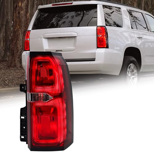 Huray Right Tail Light Fit for Chevy Tahoe/Suburban 3500 HD 2015-2020, Red Taillight OE Style Tail lamp Rear Brake Lamp Replacement for GM2801264 84467059 Passenger Side - Image 1