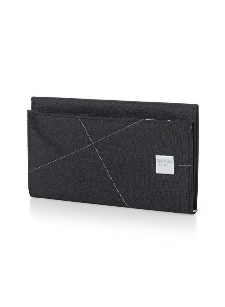 ليسكون محفظة بتصميم عصري لون أسود - Image 1