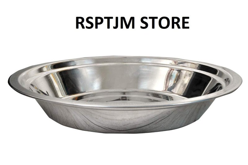 RSPTJM VOMI RJ kitchenware Store paraat | Steel Parat for Dough Flour Kneading |Atta Parat Steel for Kitchen Big Size, 40 cm - Image 5